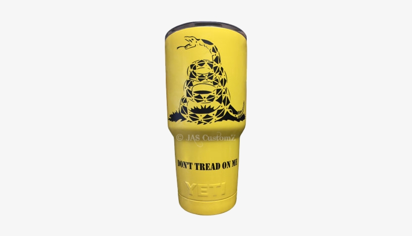 Jas Customz Custom Powder Coating Laser Engraving Yeti - Dont Tread On Me Yeti Cup, transparent png download