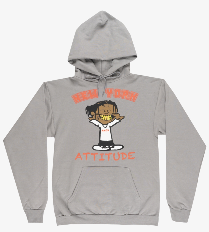 Asap Mob Ny Attitude Hoodie Sweatshirt Mens Fleece - Sweatshirt, transparent png download
