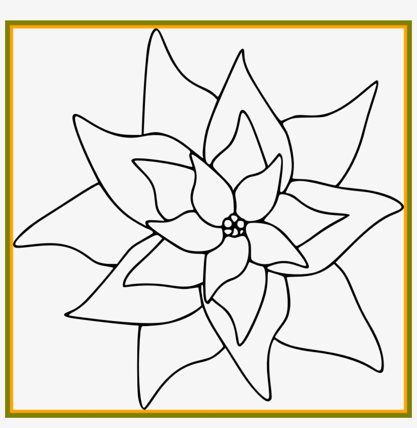 The Best Poinsettia Clipart Clip Art Pict Of Flower - Poinsettia Clipart, transparent png download