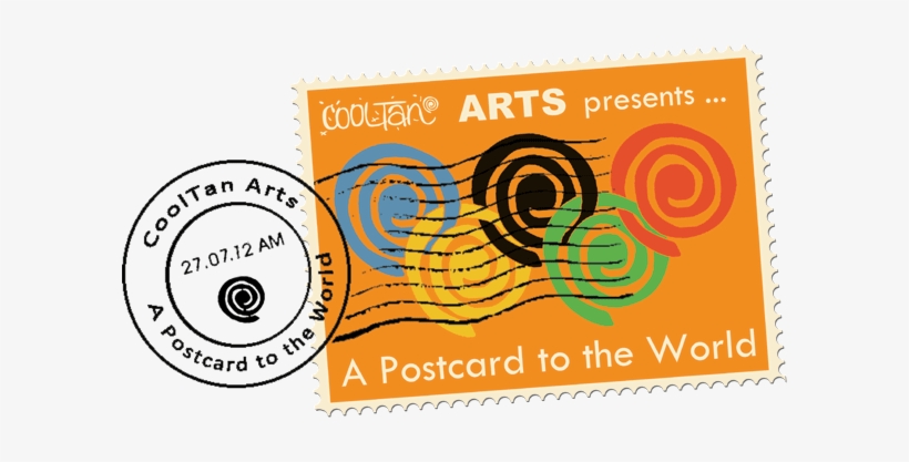 A Postcard To The World Stamp - Cooltan Arts, transparent png download
