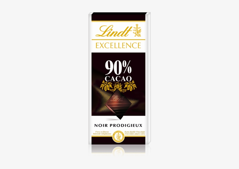 Plain Black Chocolate Is Better In My Opinion - Lindt 90 Dark Chocolate, transparent png download