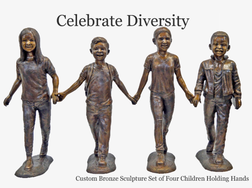 Custom Bronze Sculptures & Fountains - 30 Hands, transparent png download