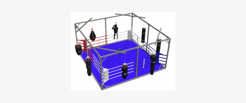 Training Floor-mounted Boxing Ring In Cube, Floor 6х6 - Boxing Ring, transparent png download