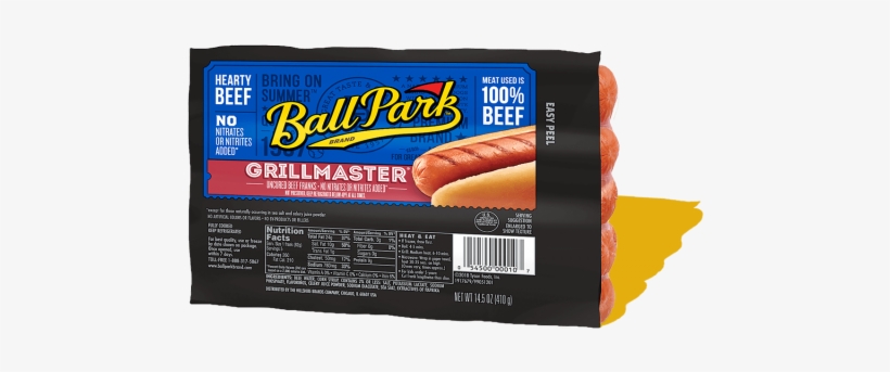 Hot Dogs Ball Park Brand - Ball Park Deli Style Beef Franks, transparent png download