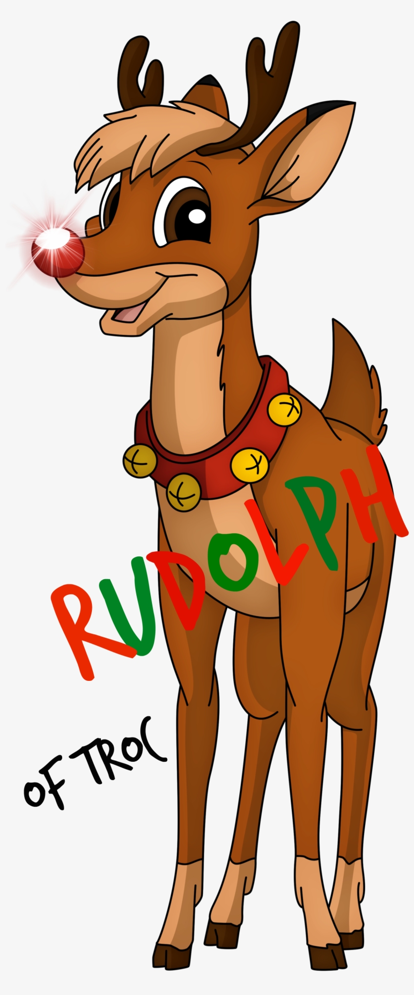 Clip Stock Image Rudolph The Red Nosed By Xxsteefylovexx - Rudolph The Red Nosed Reindeer Png, transparent png download