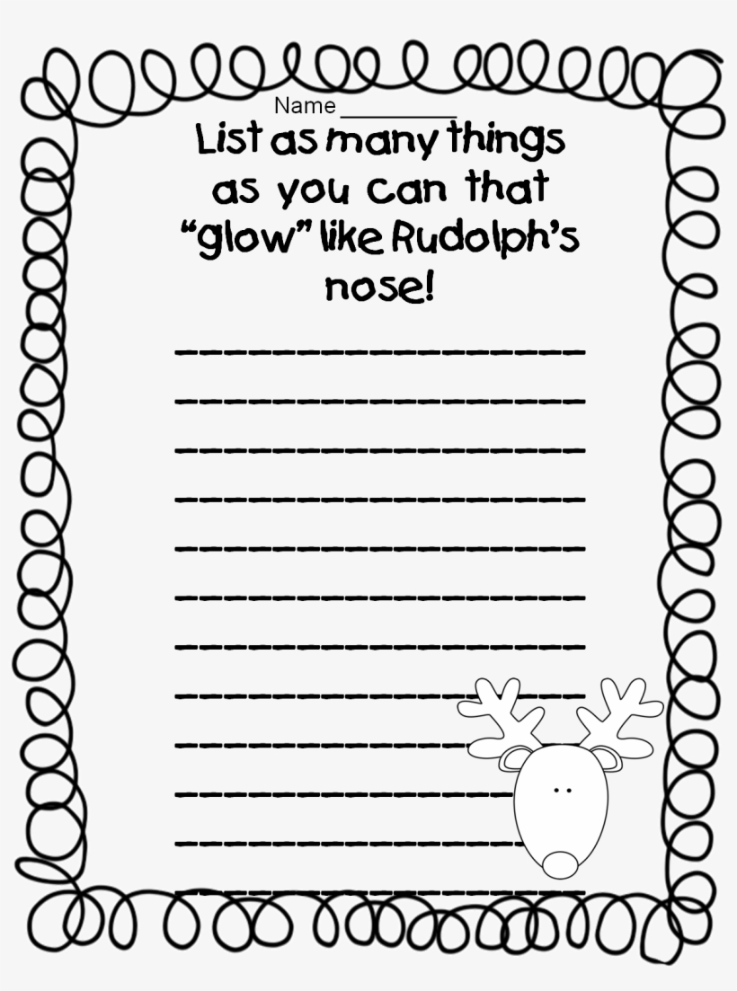 This Reader's Response Activity Can Be Found In My - School Worksheets Christmas Fun, transparent png download