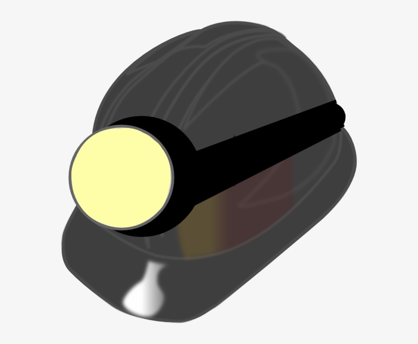Miners Helmet With Light Ax - Miner Hat Clipart, transparent png download