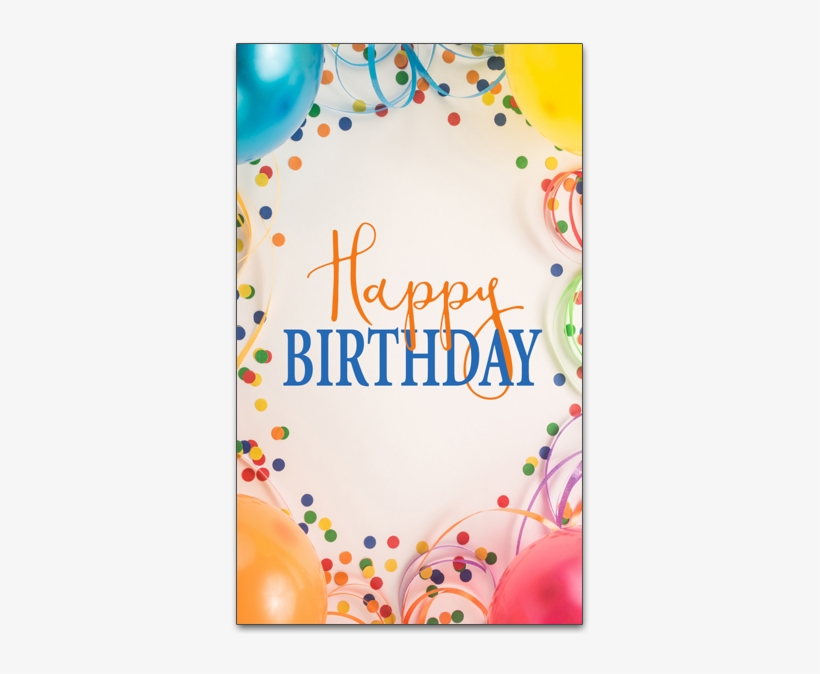 C777 Birthday Confetti - Greeting Card, transparent png download