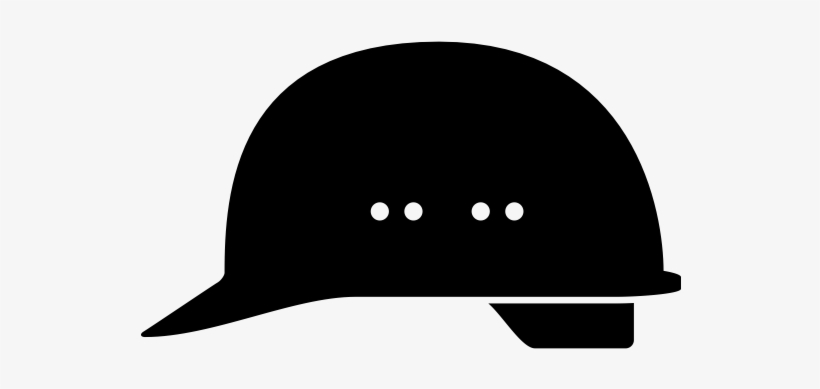 Hard Hat Rubber Stamp - Construction, transparent png download