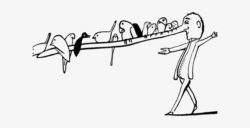 Black White Vintage Drawing Edward Lear Vi - Cartoons In Irish Language, transparent png download