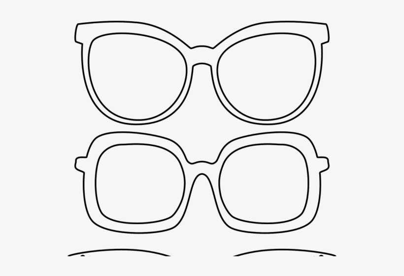 Drawn Spectacles Color - Arizona, transparent png download