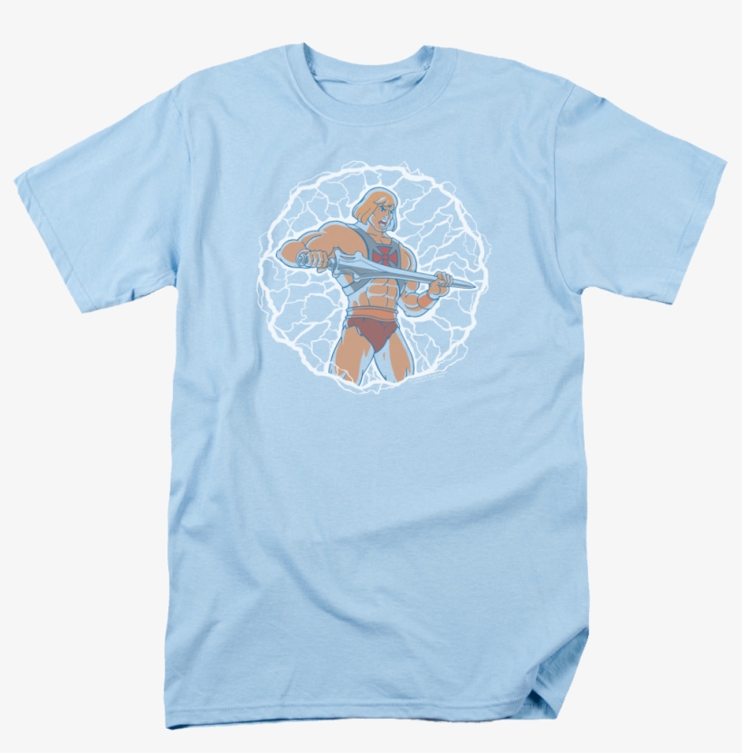 He Man Has The Power Masters Of The Universe T Shirt - Clean Plate Club Shirt, transparent png download