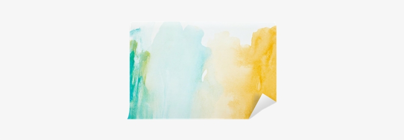 Color Strokes Watercolor Painting Art Wall Mural • - Visual Arts, transparent png download