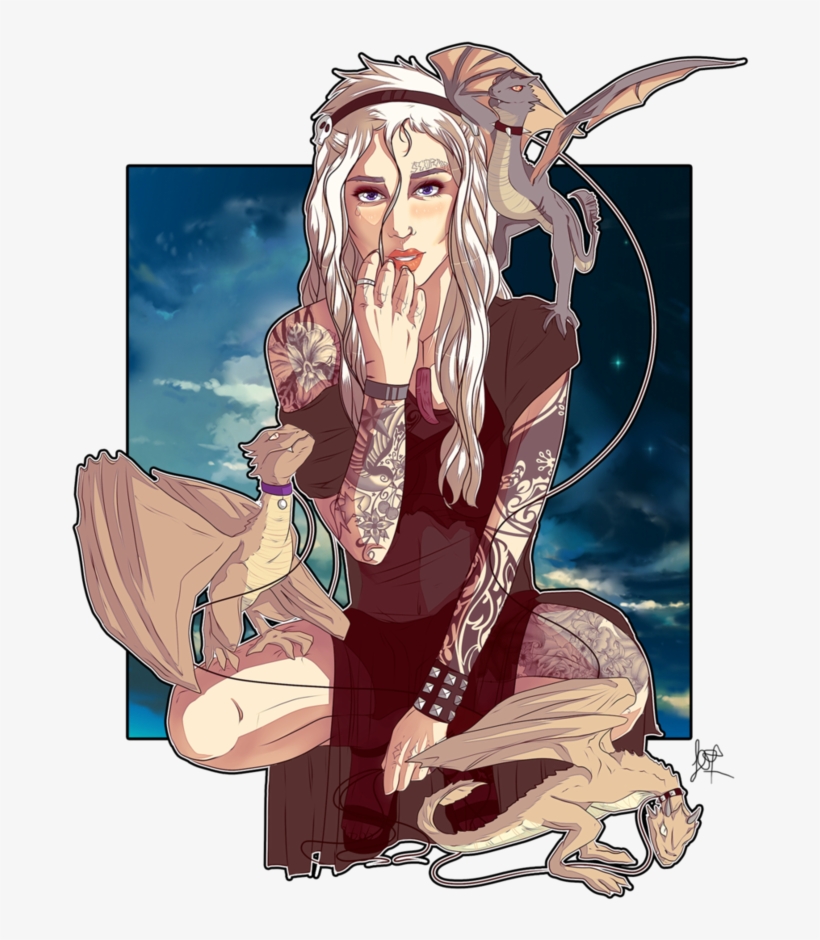 Fanart Drawing Daenerys Targaryen Png Freeuse - House Targaryen, transparent png download