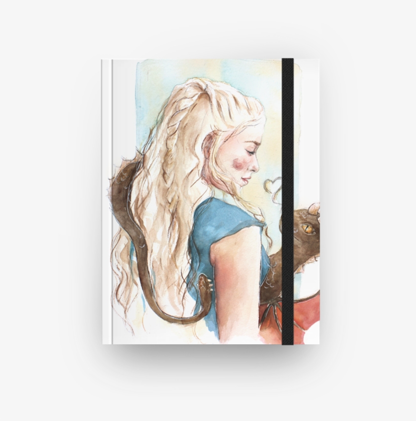 Caderno Daenerys Fucking Queen De Camila Averbeckna - Daenerys Dracarys Drawing, transparent png download