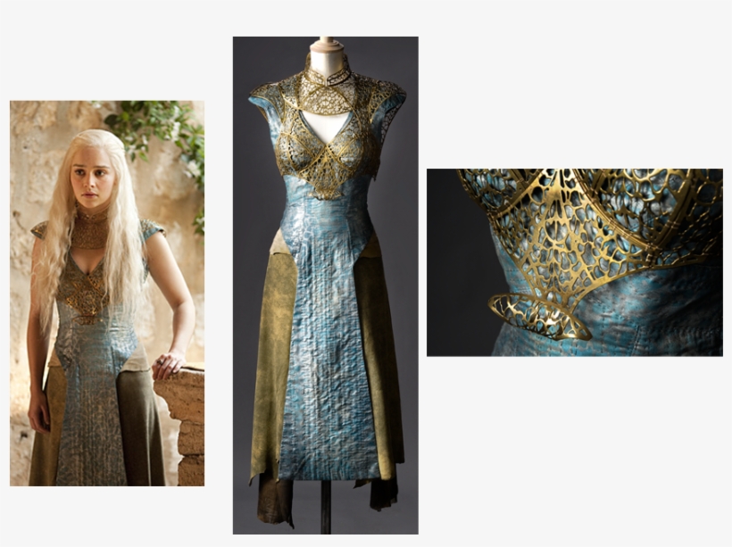El Uso De Colores Cálidos En Beiges, Cremas, Etc Todo - Vestuario De Daenerys Targaryen, transparent png download
