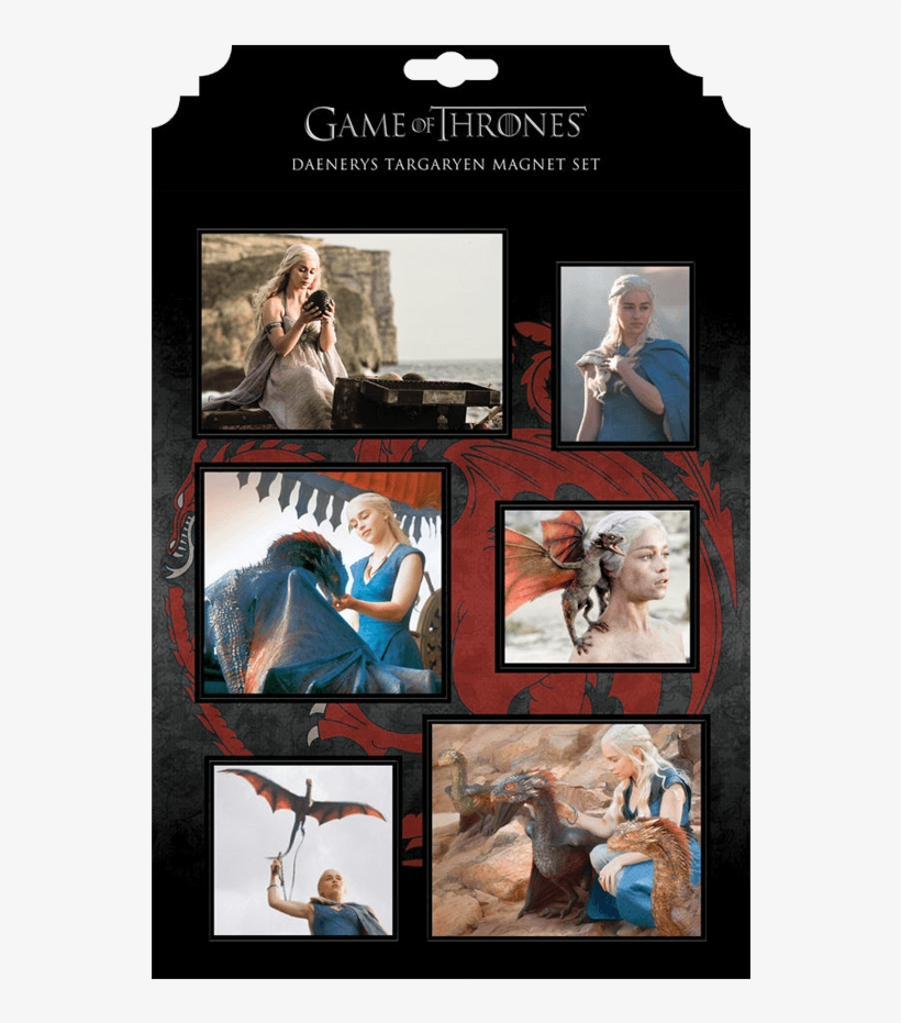 Game Of Thrones Daenerys Targaryen Magnet Set - Game Of Thrones - Daenerys Targaryen Magnet Set, transparent png download