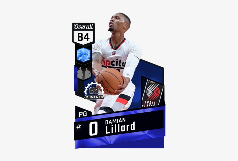 Damian Lillard Sapphire Card - Nba 2k18 Gilbert Arenas, transparent png download