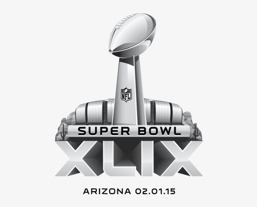 Super Bowl Xlix - Super Bowl 2015 Logo, transparent png download