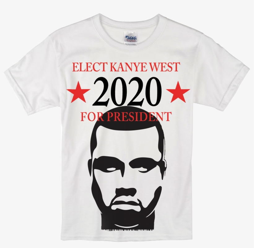 2020 Limited Edition Election Buttons & Tee Shirts - Kanye West Face Art 32x24 Print Poster, transparent png download