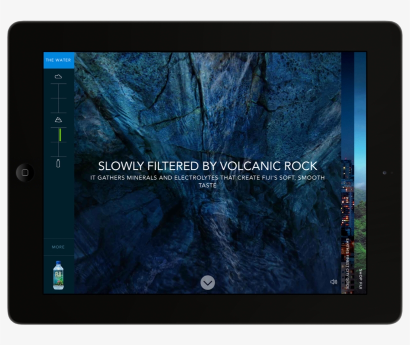 Fiji Water Ipad Landscape 5 - Tablet Computer, transparent png download