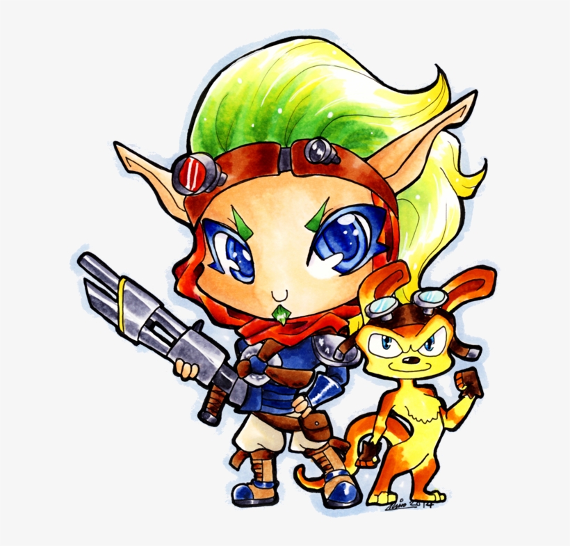 Chibi Jak & Daxter - Jak And Daxter, transparent png download