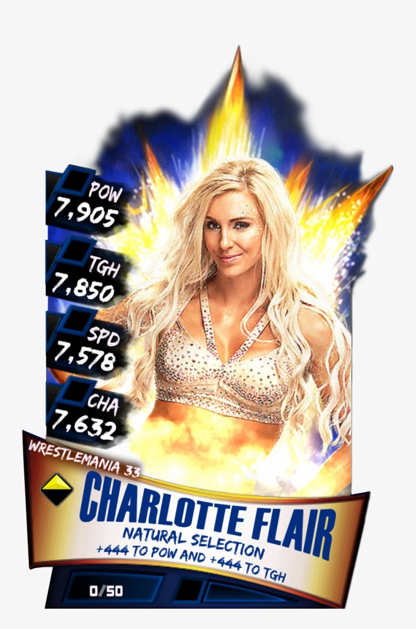 Charlotteflair S3 14 Wrestlemania33 - Wwe Supercard Alexa Bliss, transparent png download