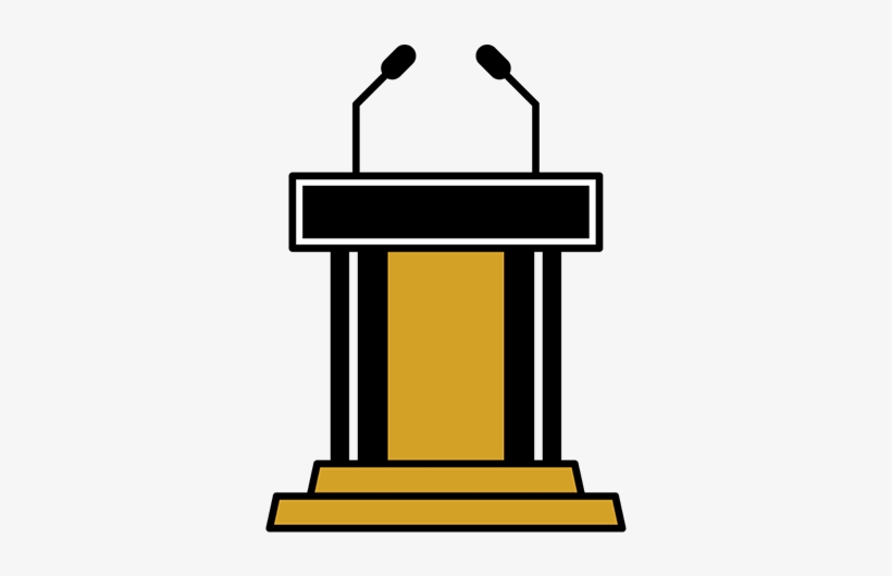 Clipart Brand Media Resources Marketing And Communication - President Podium Clipart, transparent png download