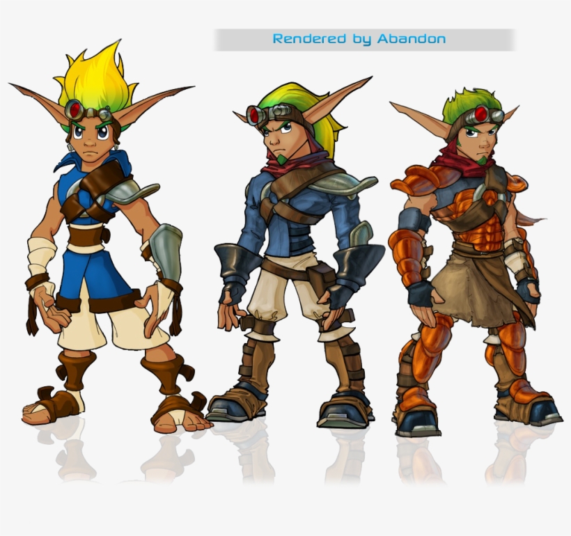 Jak I Ii Iii Renders - Jak And Daxter Artwork, transparent png download