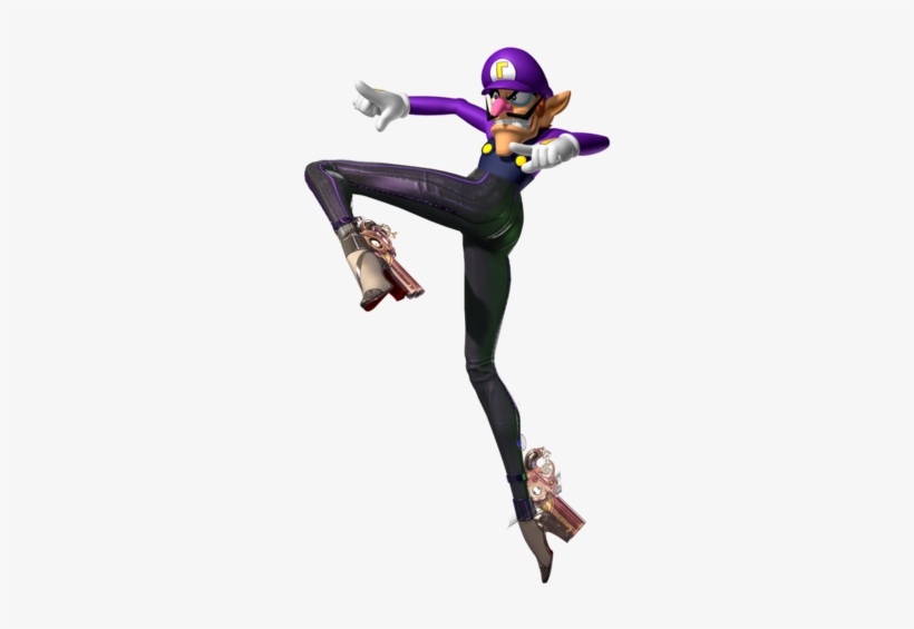 One Word - Wayonetta - - Wario And Waluigi, transparent png download