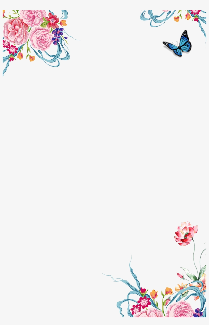 Summer Borders Of Flowers 3543*5315 Transprent Png - Summer Borders, transparent png download