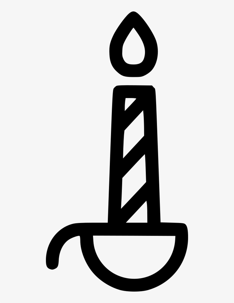 Christmas Candle Vector - Vector Graphics, transparent png download