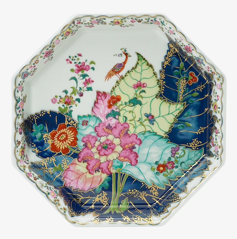 5 Reasons To Consider Mottahedeh Tobacco Leaf Pattern - Mottahedeh Dinnerware Mottahedeh Tobacco Leaf Octagonal, transparent png download