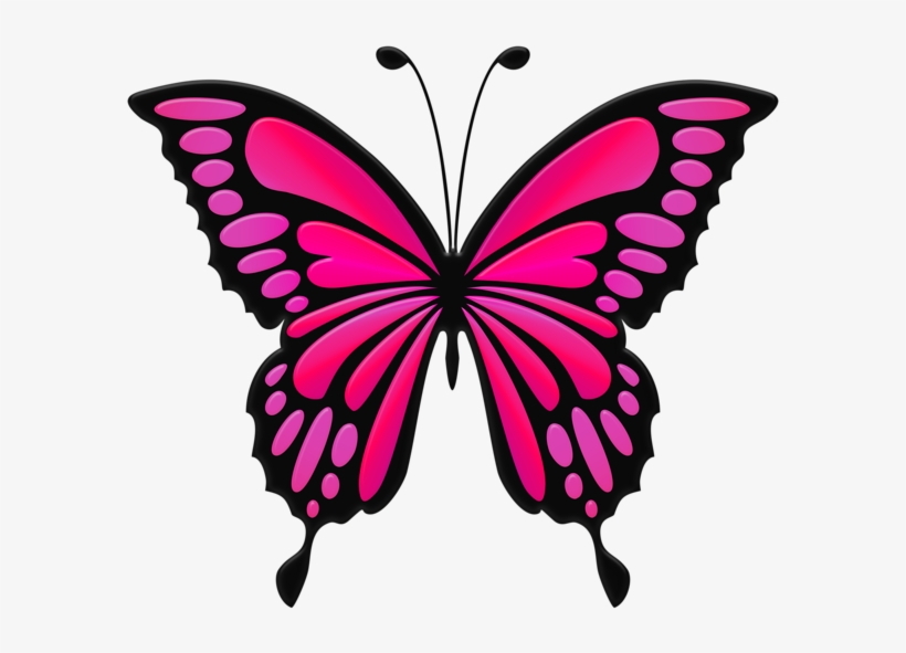 0, - Butterfly Red Clip Art, transparent png download