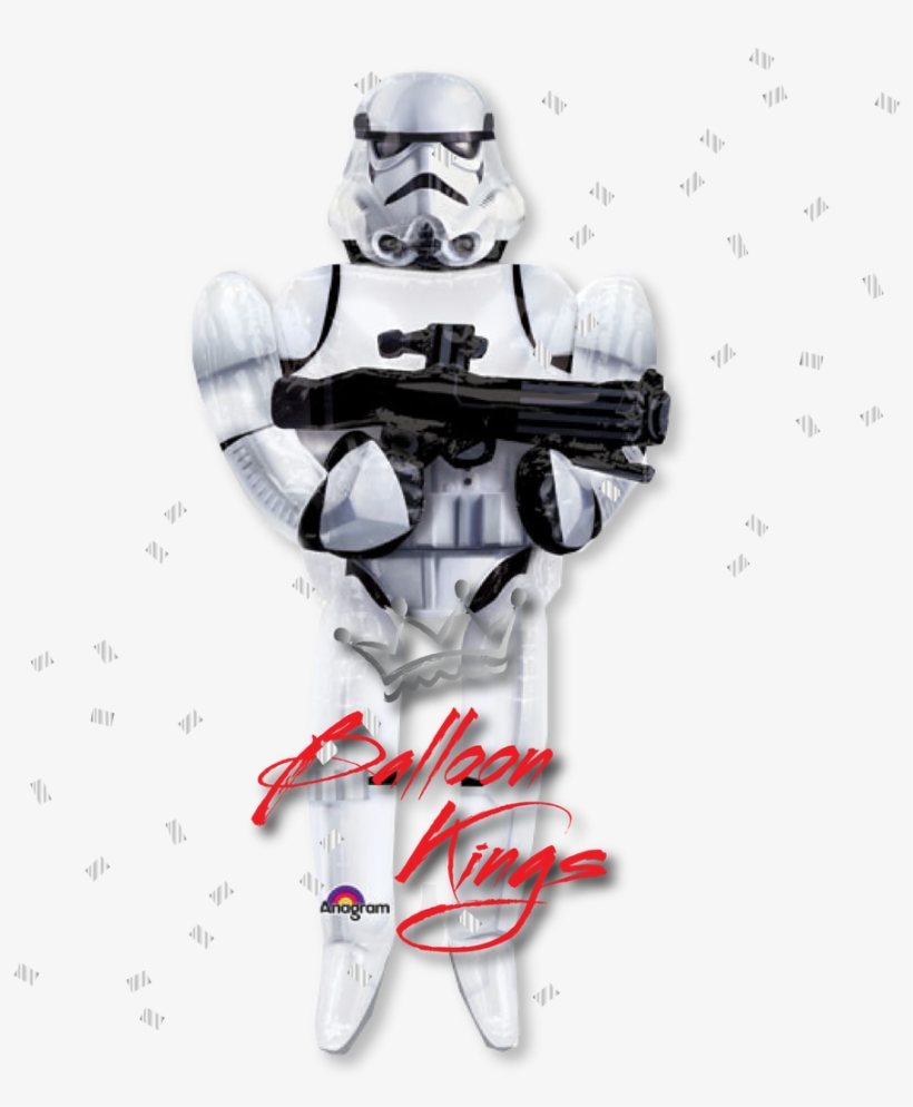 Storm Trooper Airwalker - Star Wars Stormtrooper Airwalker Balloon, transparent png download