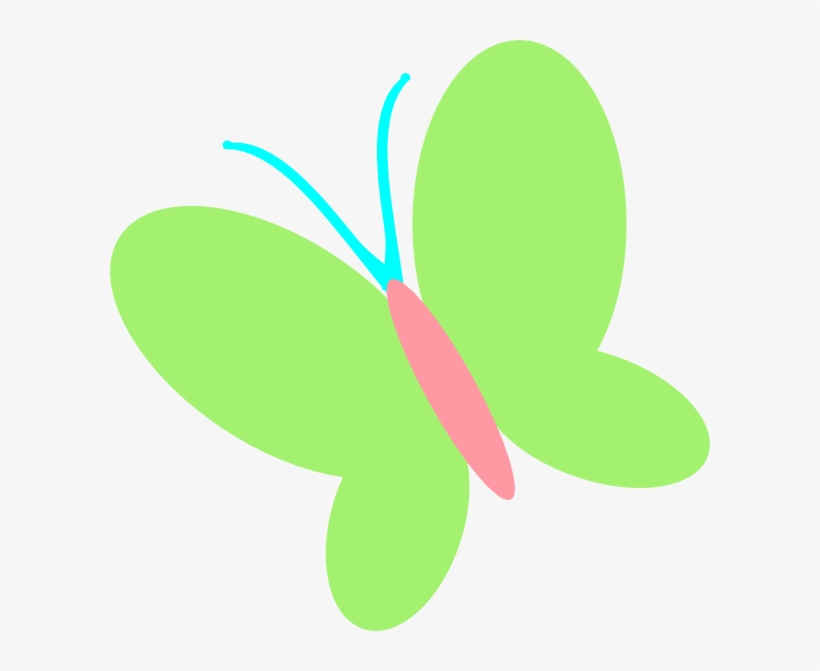 How To Set Use Green Pink Butterfly Clipart, transparent png download