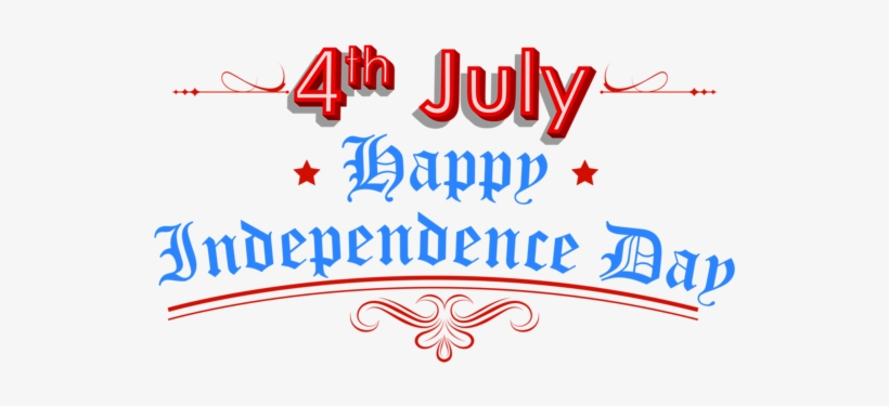 Happy 4th Of July - Independence Day 4th Of July Clipart, transparent png download