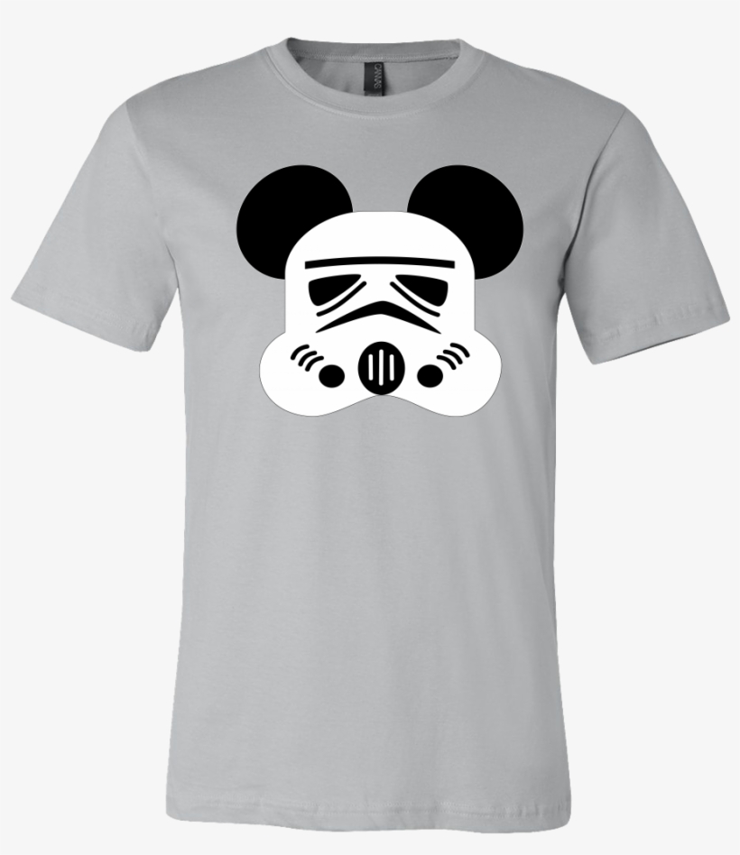Storm Trooper Mickey Head - Funny Police T Shirt, transparent png download