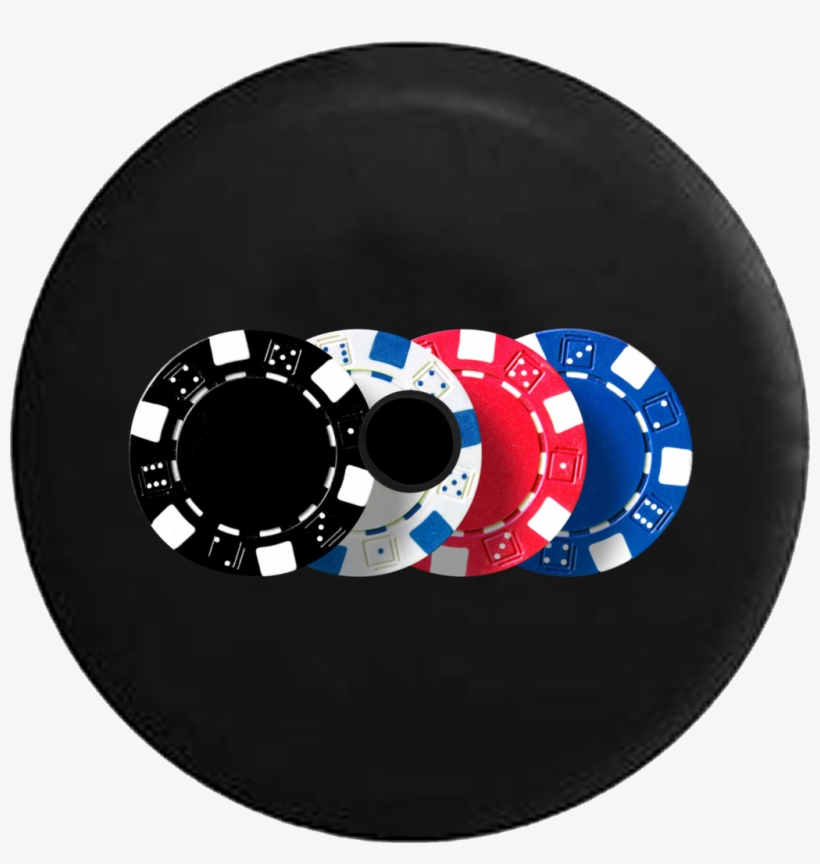 Jeep Wrangler Jl Backup Camera Poker Casion Gambling - Tirecoverpro Full Color Clear Water Ocean Cliff Hidden, transparent png download