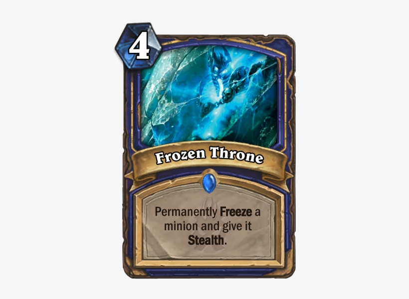 Lock That Pesky Lich King Away For Good - Hearthstone Un Goro Cards, transparent png download