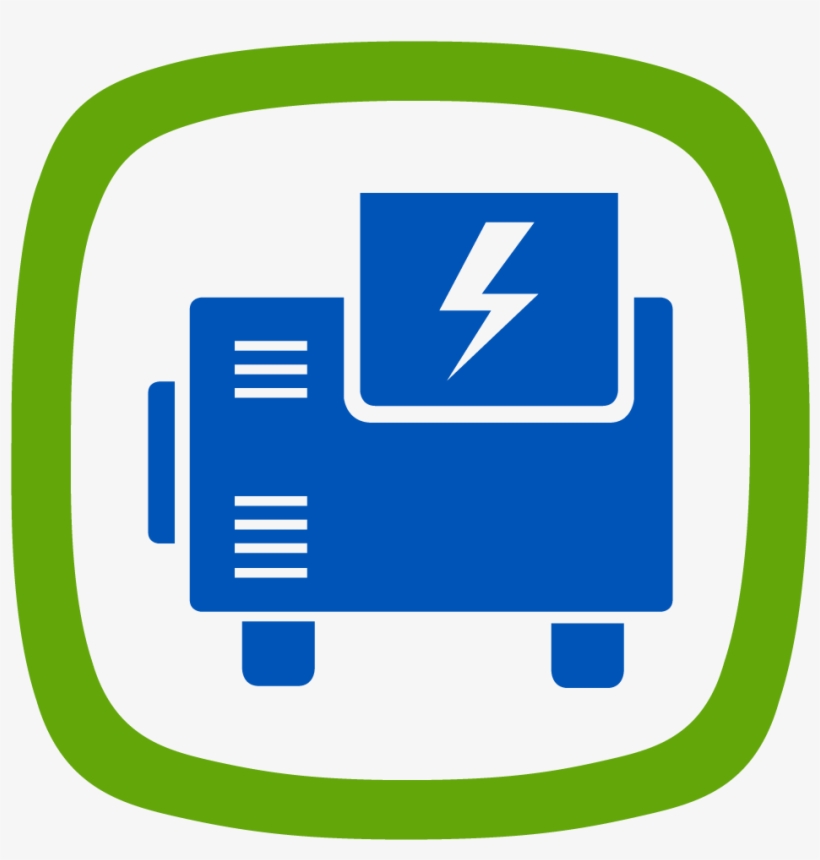 Power Download Png Image Mart - Electric Generator Icon, transparent png download