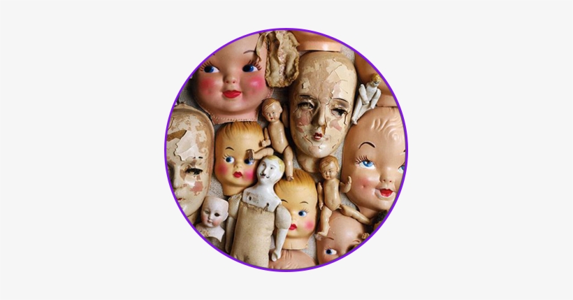 Curiosities - Collection Of Dolls Creepy, transparent png download