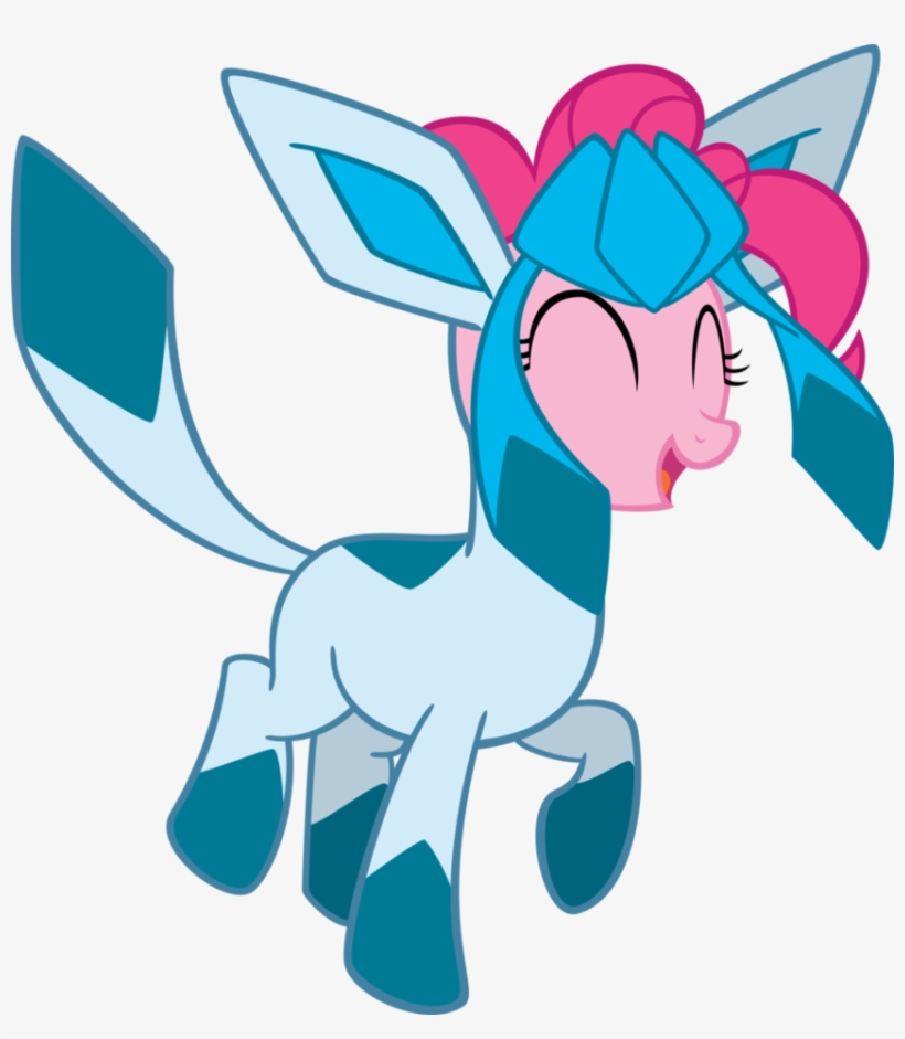 Clothes, Costume, Crossover, Glaceon, Happy, Pinkie - Pinkie Pie Glaceon, transparent png download