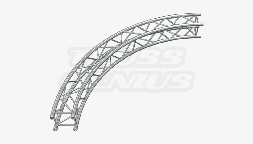 Sq C4 90 Arc F34 Square Truss Circle - Clip Art, transparent png download