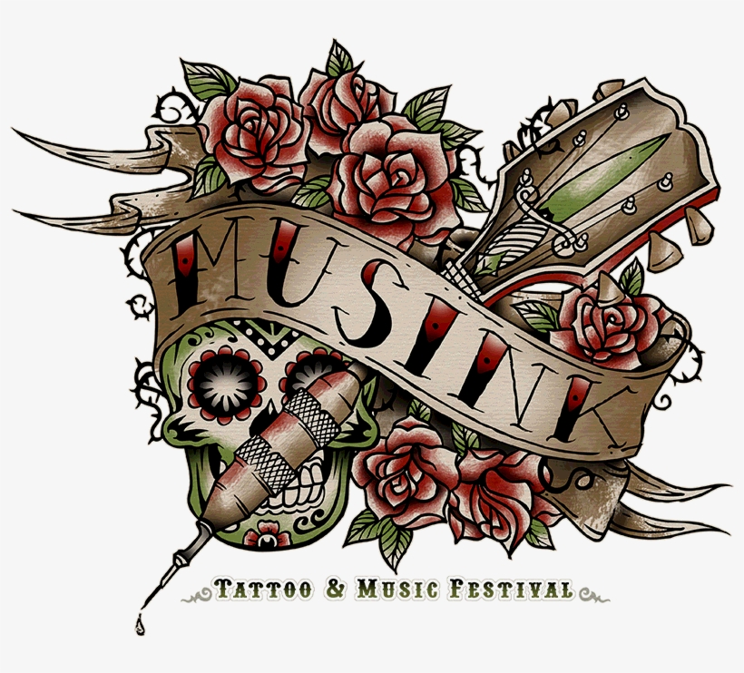 Travis Barker Presents Musink - Tatto Music Png, transparent png download