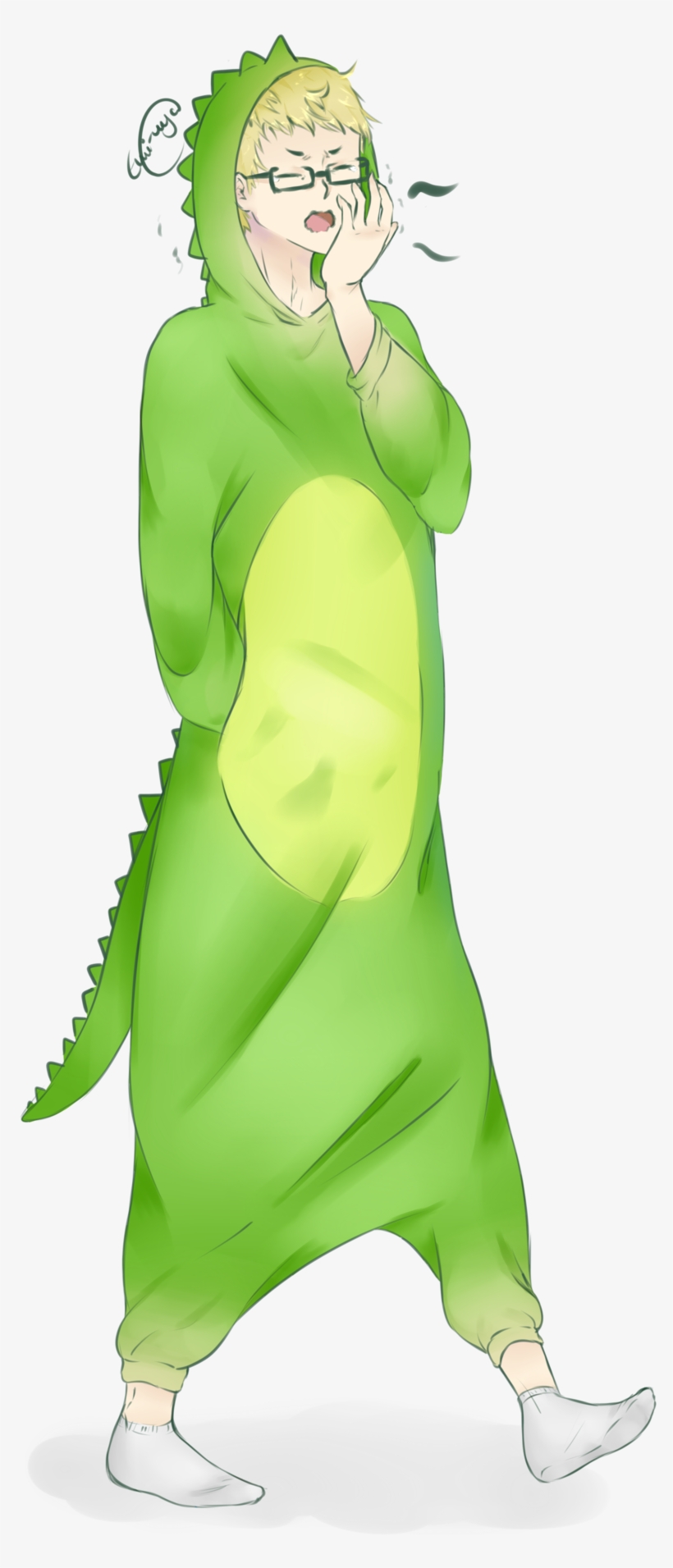 Haikyuu Clipart Tsukki - Tsukishima Kei Dinosaurs, transparent png download