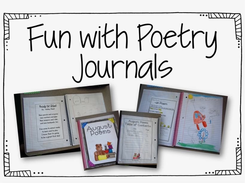 I Just Use A Spiral Or Composition Book - First Grade Poetry, transparent png download