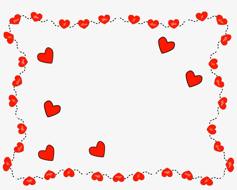 Free Printable - St Valentine's Day Frame Png, transparent png download