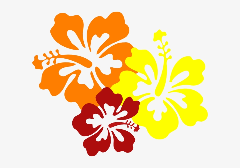 Vector Black And White Hibiscus Candyleiscious Picture - Hibiscus Clip Art, transparent png download