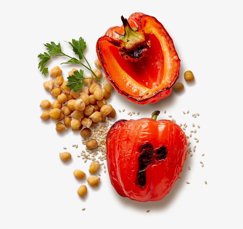 Roasted Red Pepper Hummus Roasted Red Pepper Hummus - Roasted Pepper Png, transparent png download
